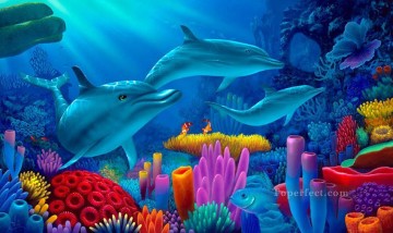 Poisson Aquarium œuvres - Les secrets de la mer Monde sous marin